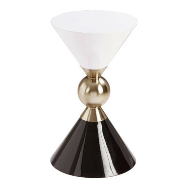 Martini Gold And Black Side Table - Image 2