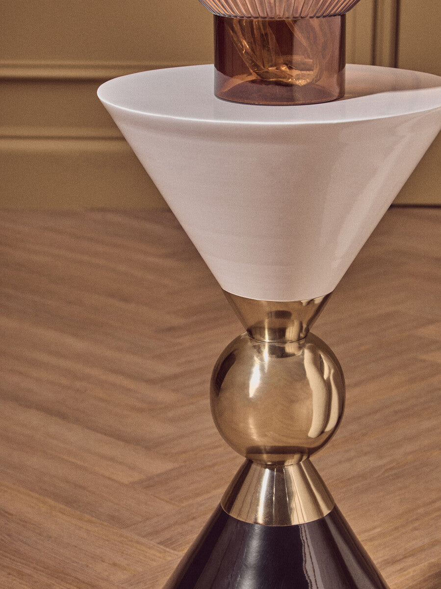 Martini Gold And Black Side Table - Image 12