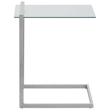 Oria Chrome Finish End Table