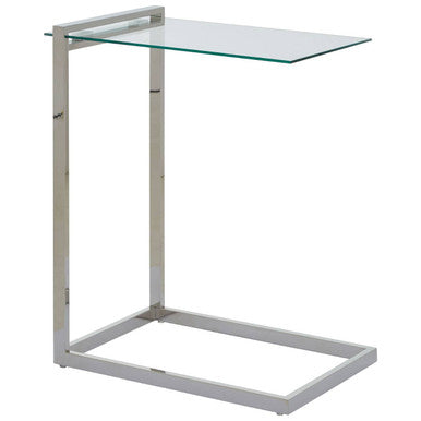 Oria Chrome Finish End Table