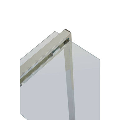 Oria Chrome Finish End Table