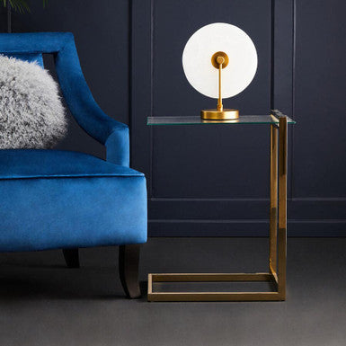 Oria Warm Metallic Finish End Table - Image 6