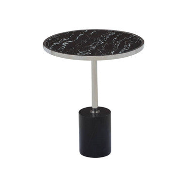Oria Black Marble End Table - Image 4