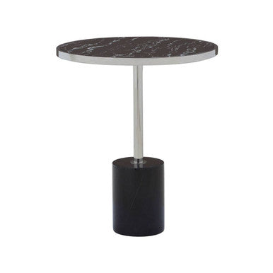 Oria Black Marble End Table - Image 2
