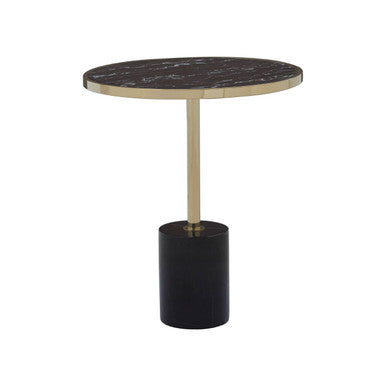 Oria Warm Metallic End Table - Image 2