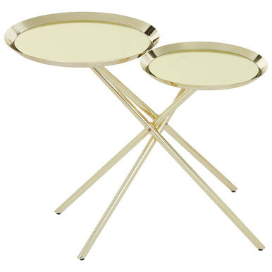 Oria Warm Metallic Side Table - Image 4