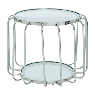 Oria Side Table With Glass Top - Image 4