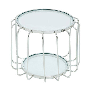 Oria Side Table With Glass Top - Image 5