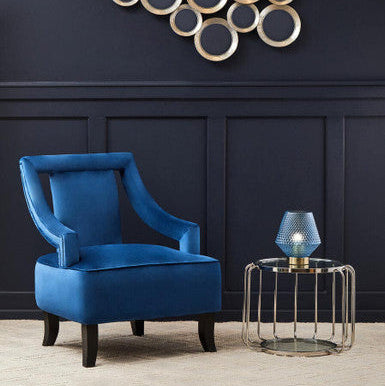 Oria Side Table With Glass Top - Image 3