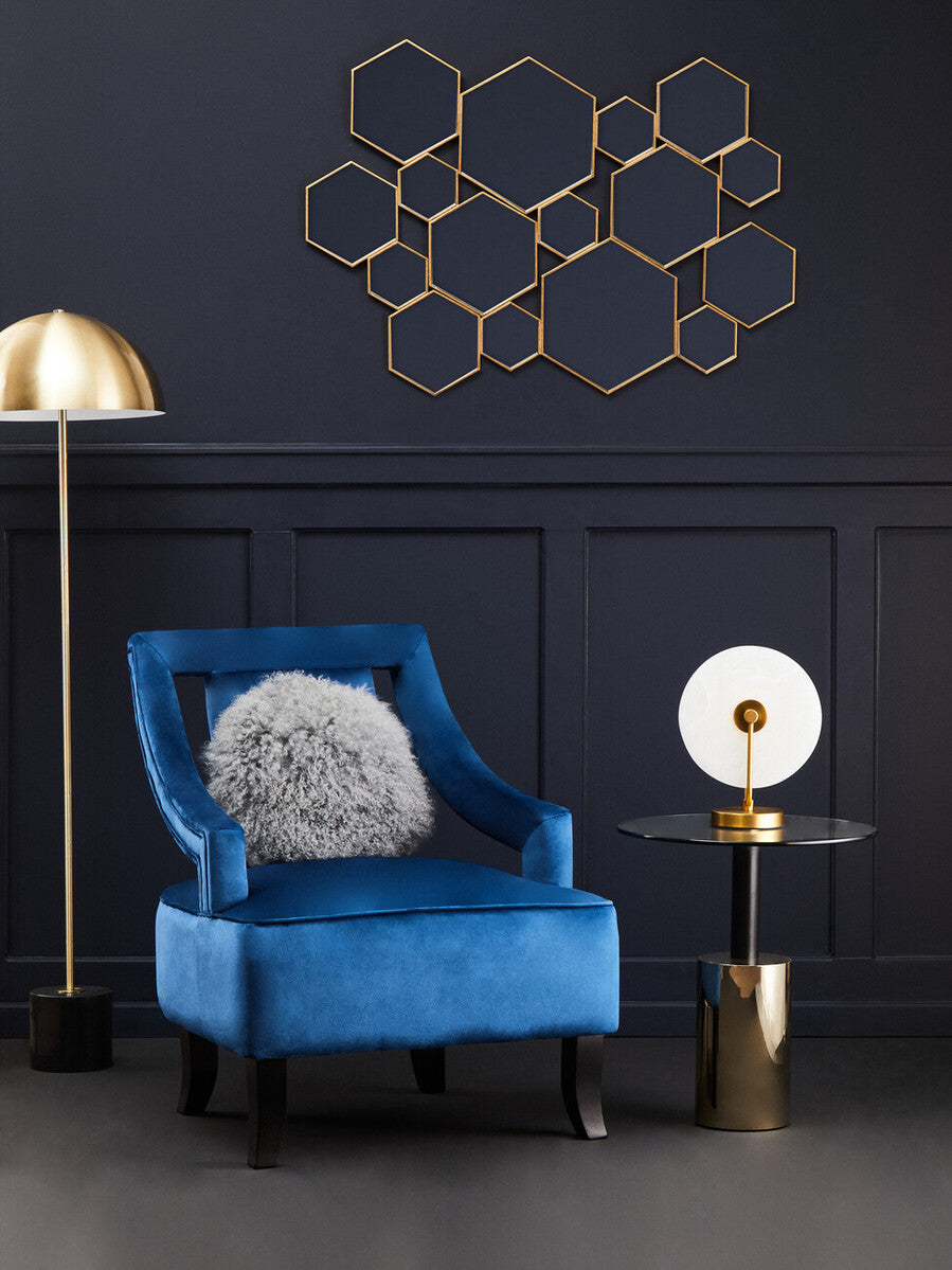 Oria End Table With Warm Metallic Base - Image 10