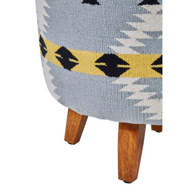 Cefena Round Footstool