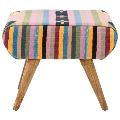 Cefena Multicolour Footstool