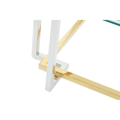 Elino Silver and Gold Coffee Table