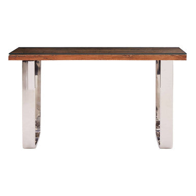 Kerala Natural U Shaped Base Console Table