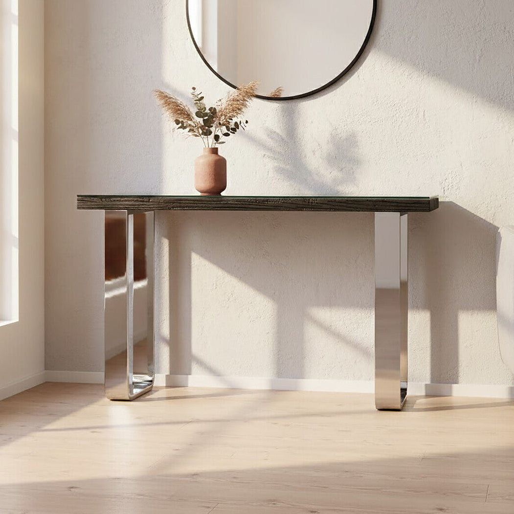 Kerala Small Black Console Table - Image 1