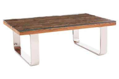 Kerala Natural U Shaped Base Coffee Table - Image 4