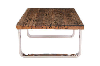 Kerala Natural U Shaped Base Coffee Table