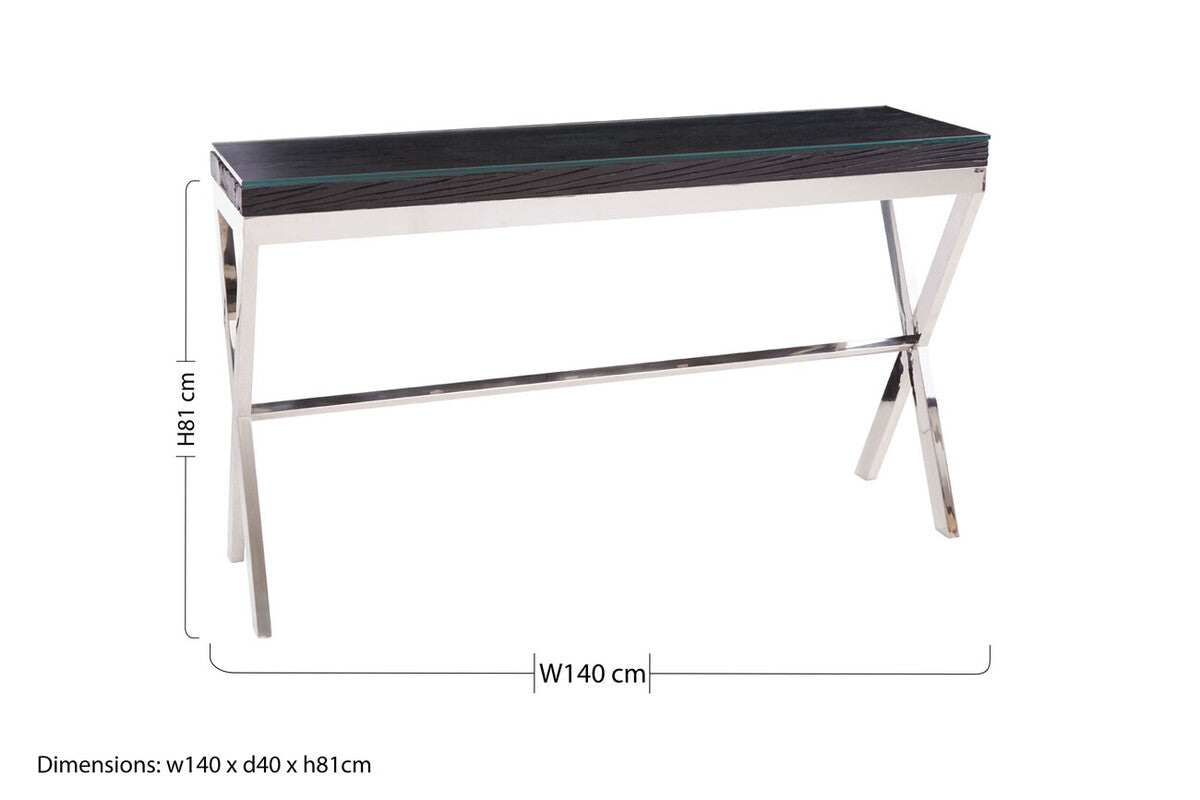 Kerala Console Table With Crossed Legs - Image 8