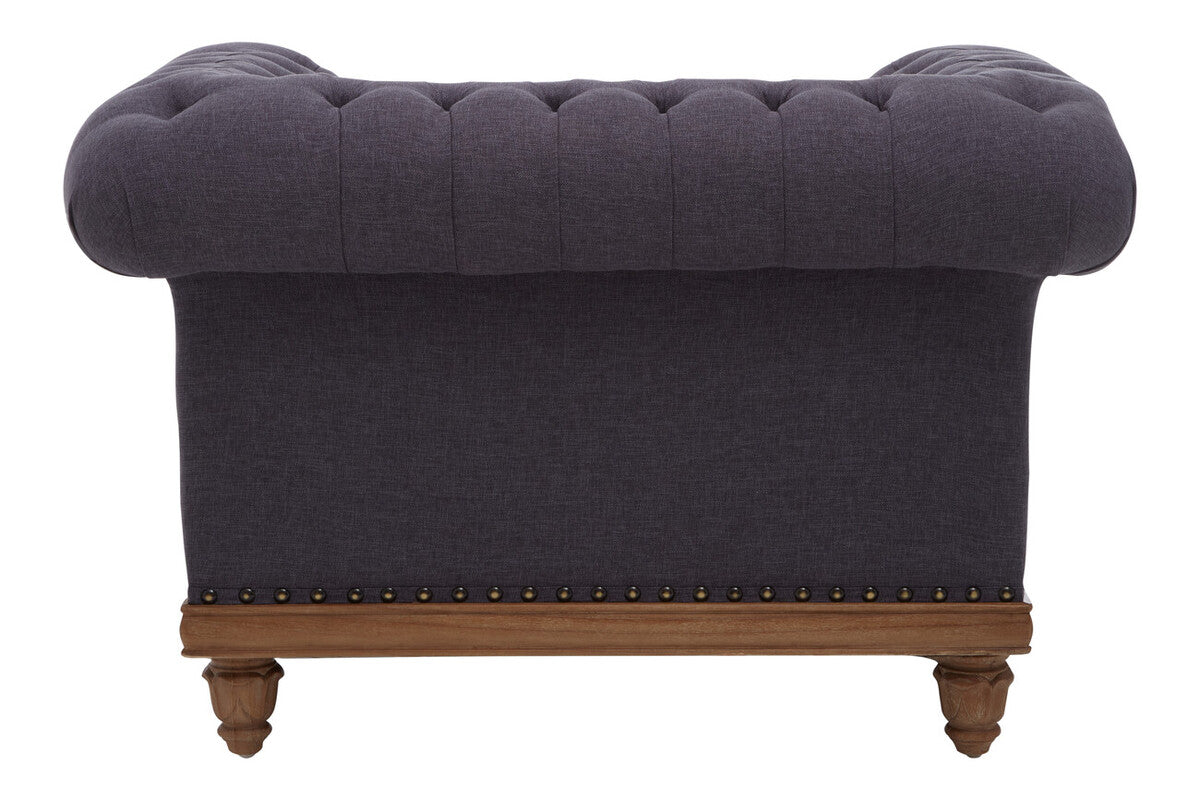 Cabra Chesterfield Graphite Grey Chair - Image 6