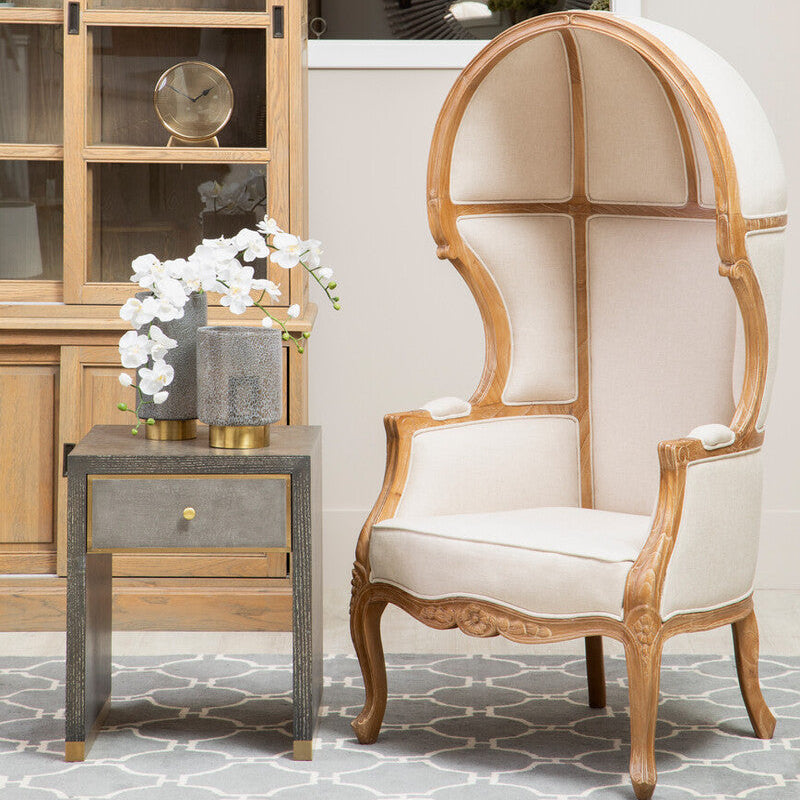 Cabra Cream Dome Chair - Image 1