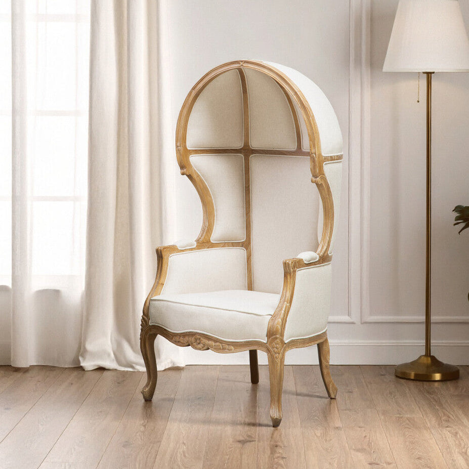 Cabra Cream Dome Chair - Image 3