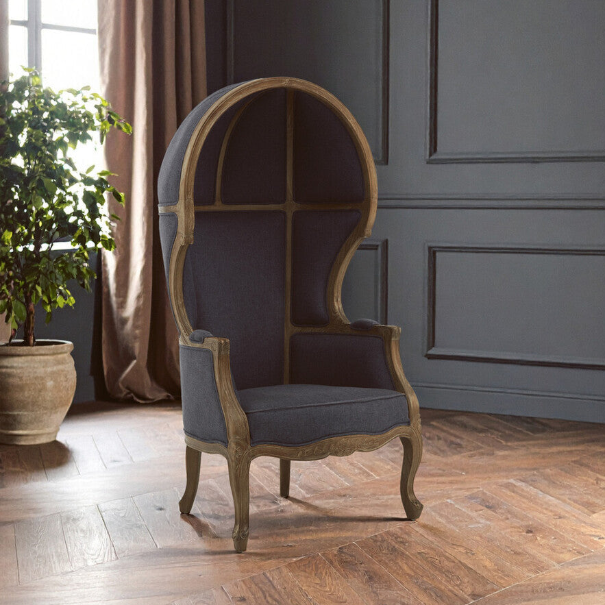 Cabra Graphite Grey Dome Chair - Image 1