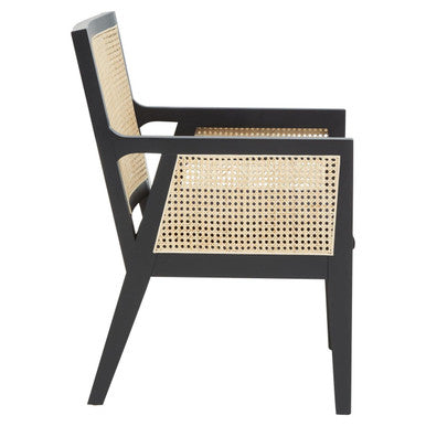 Corso Rattan Chair with Black Frame - Image 3