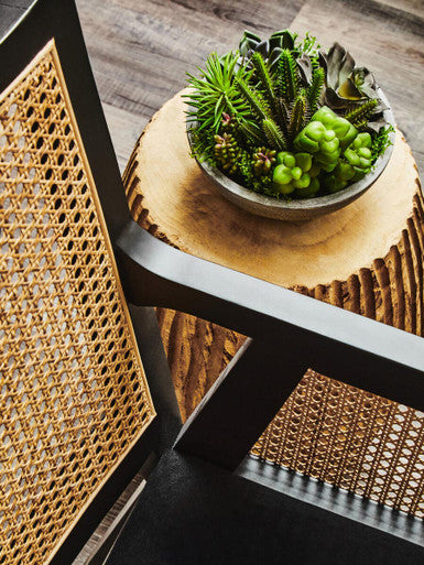 Corso Rattan Chair with Black Frame - Image 5