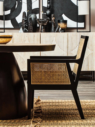 Corso Rattan Chair with Black Frame - Image 6