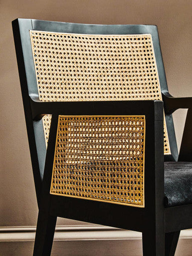Corso Rattan Chair with Black Frame - Image 8