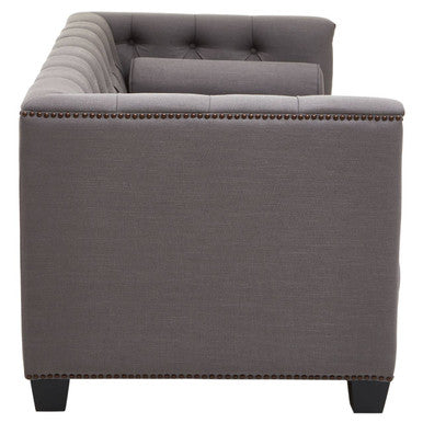 2 Seater Grey Fabric Sofa, Surina - Image 5