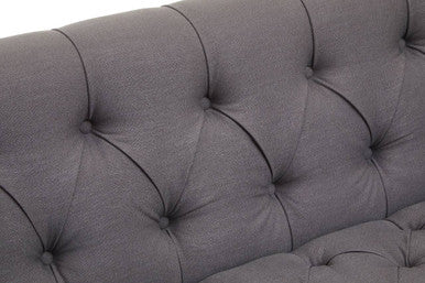 2 Seater Grey Fabric Sofa, Surina - Image 10