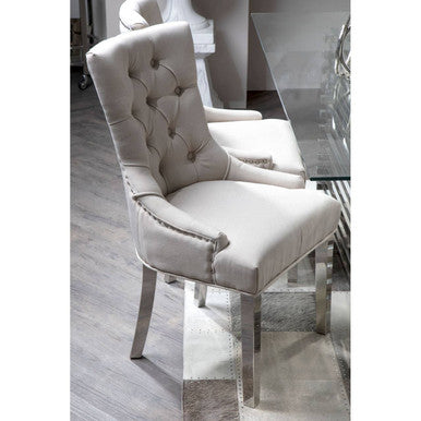 Richmond Beige Dining Chair - Image 6