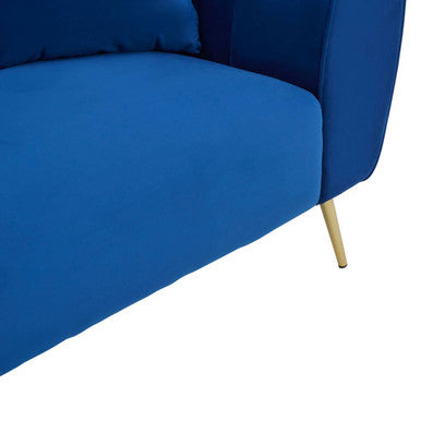 Florine 3 Seat Midnight Velvet Sofa