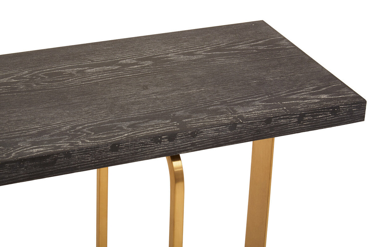 Lena Black And Gold Console Table