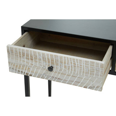 Luxor Three Drawer Rectangular Console Table