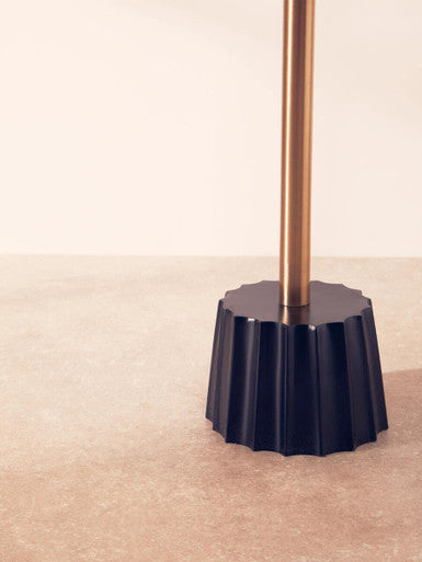 Corra Side Table With Black Base