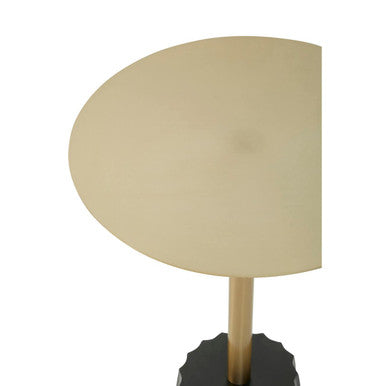 Corra Gold Side Table With Black Base - Image 6