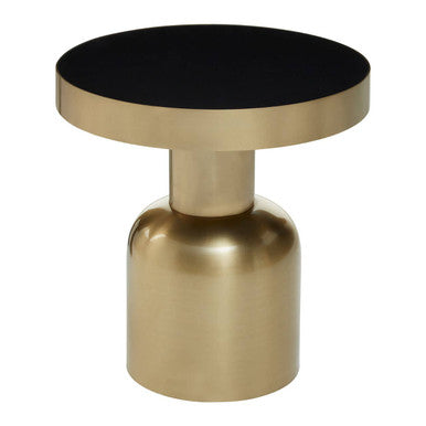 Corra Side Table With Circular Glass Top - Image 1