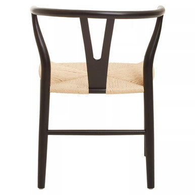 Lyon Wishbone Matte Black Chair