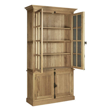 Lyon 4 Door Oak Wood Cabinet