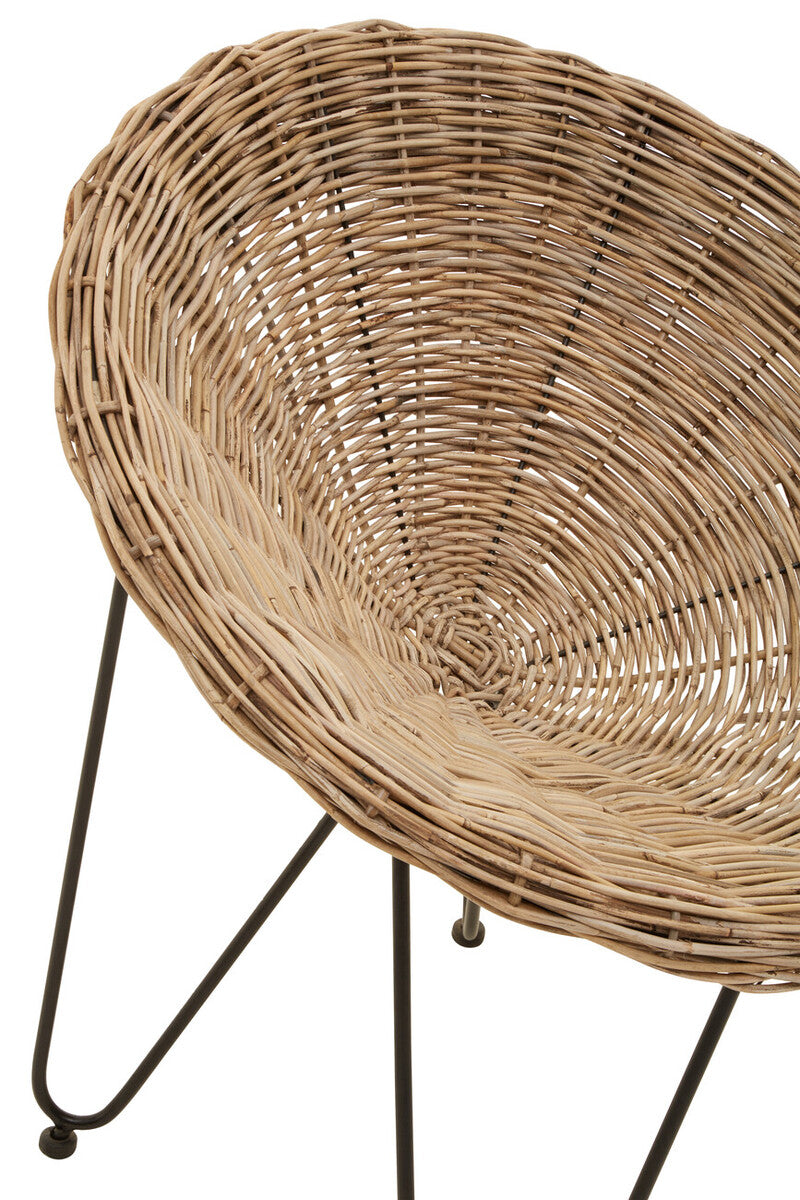 Java Kubu Natural Rattan Chair