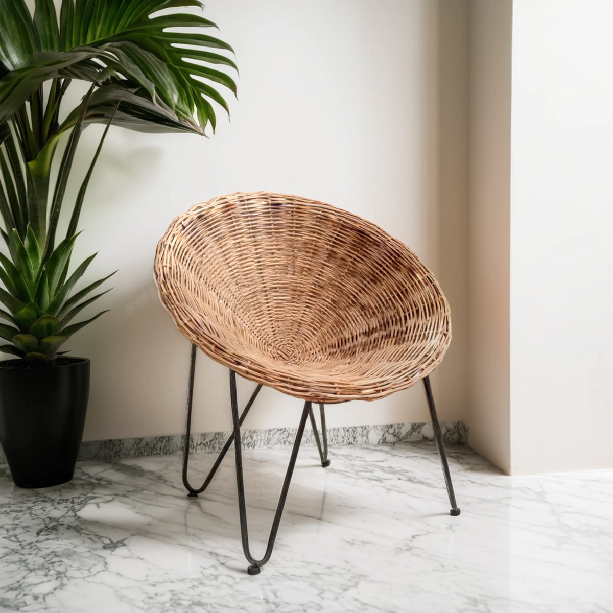 Java Kubu Natural Rattan Chair