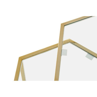 Herber Set Of 2 Gold Finish Tables