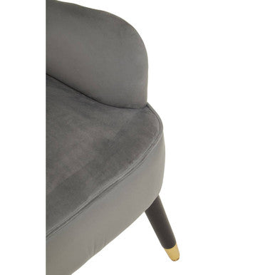 Sloan Grey Velvet Armchair