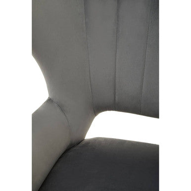 Sloan Grey Velvet Armchair