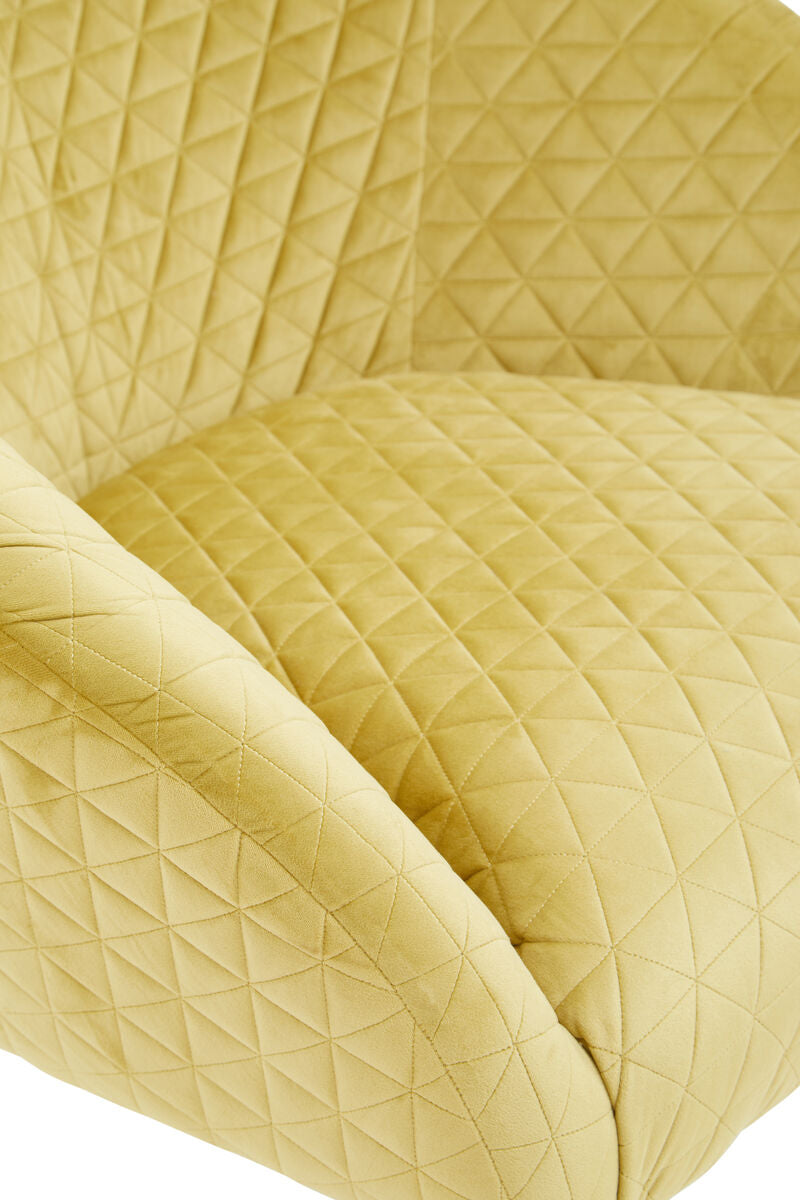 Tania Gold Velvet Occasional Chair