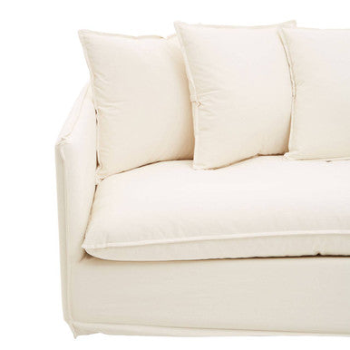 Antibes 3 Seat Cream Sofa
