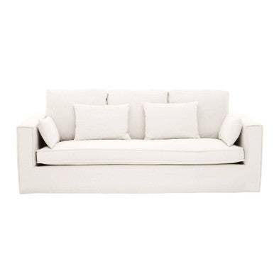 3 Seater Cream Sofa, Menton - Image 2