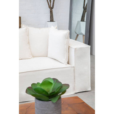 Marseille 3 Seat Cream Sofa